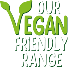Our vegan friendly range