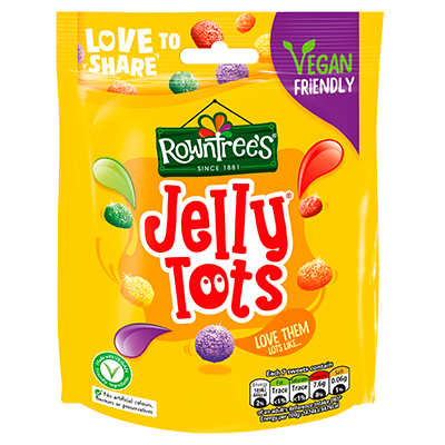 Rowntree's Jelly Tots Sweets Sharing Pouch 150g