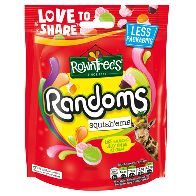 Rowntree's® Randoms Squish'ems Sweets Sharing Bag 140g